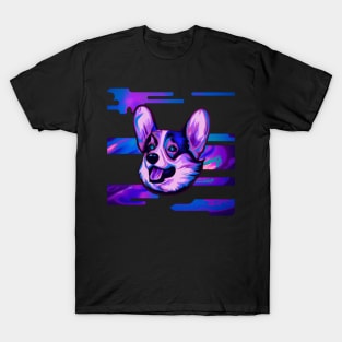 Vaporwave Corgi T-Shirt